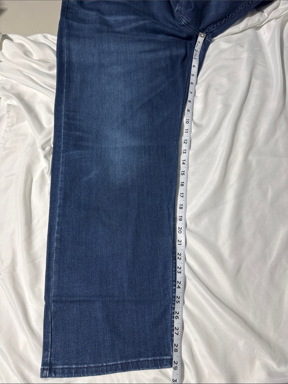 Levi’s 502 Taper Jeans 50x32 (Hemmed to 29”) Levi’s Flex Stretch Dark Wash - Picture 8 of 10